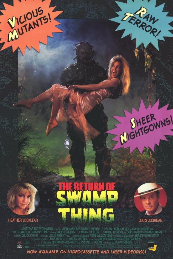The Return of Swamp Thing - movie POSTER (Style B) (11' x 17') (1989)