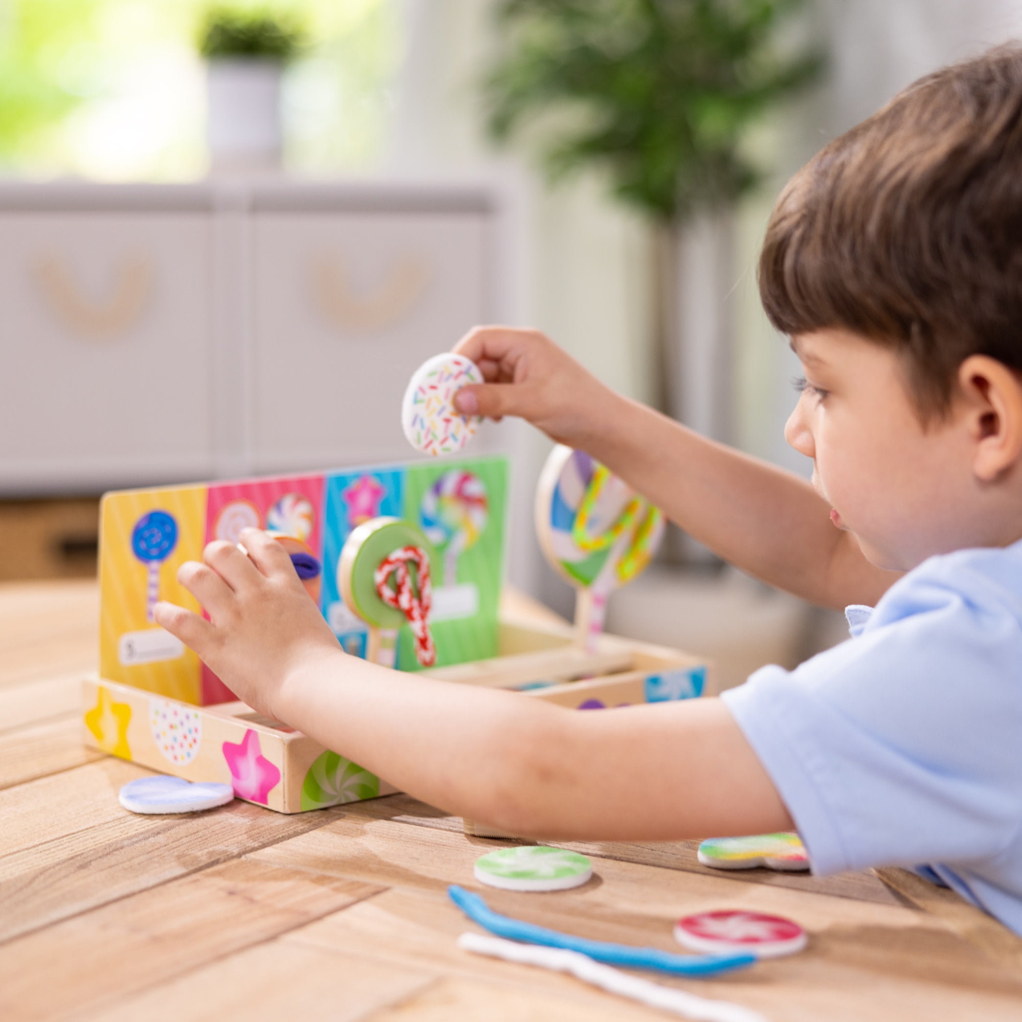 Melissa & Doug Wooden Lollipop Play Set for Preschool Girls and Boys 3+ - FSC Certified