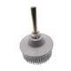 thumbnail image 5 of Cepillo de disco de cerdas abrasivas de 2 pulgadas para eliminar rayones y tratar superficies metálicas. Gris, 5 of 9