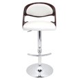 thumbnail image 4 of LumiSource Pino Mid-century Modern Height Adjustable Barstool, 4 of 7