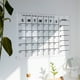 thumbnail image 2 of Acrílico de pared semanal Planificador de tablero claro borrado en seco Calendario Planificador reutilizable semanal diario para hacer la lista de tablero, 2 of 3