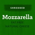 Kraft Mozzarella Fat Free Shredded Cheese, 7 oz Bag