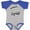 Baseball Heather and Royal, variant on Inktastic My Dad is a Fantasy Football Legend Boys or Girls Baby Bodysuit
