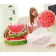 thumbnail image 5 of Cojín de sandía con forma de fruta, muñeco de peluche, regalo de cumpleaños creativo, diseño único de melón, rango de edad versátil, 5 of 6