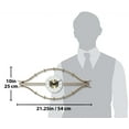 thumbnail image 5 of Infinity Instruments The Horus Gold Modern Analog Display 10-inch Wall Clock, 5 of 7
