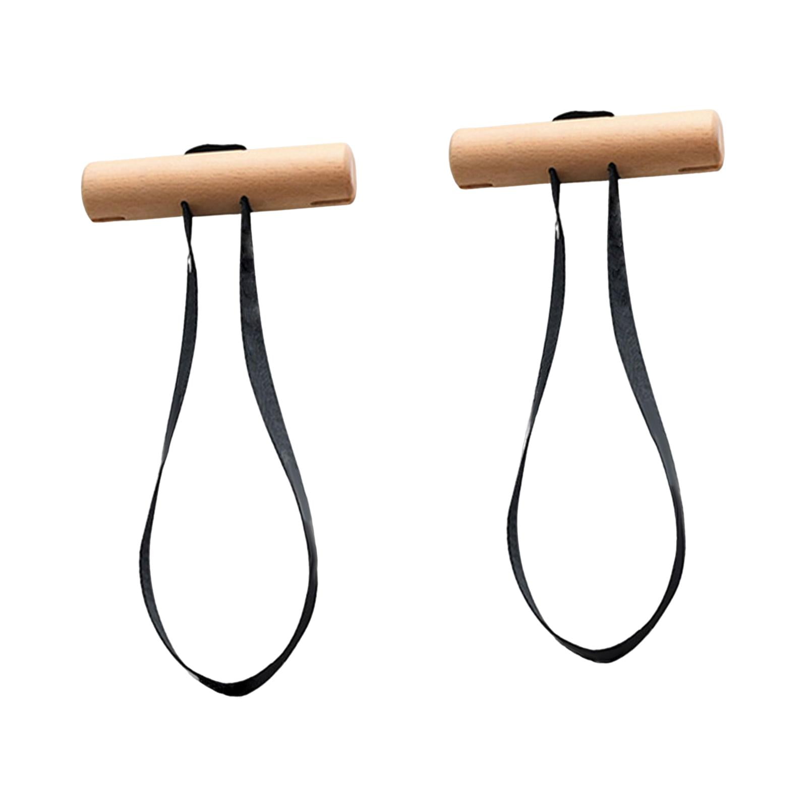 Set of 2 Pull up Handles Resistance Band Handles Weightlifting Bar