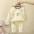 thumbnail image 2 of masbird Girls Boys Toddler Snug Fit Cotton 2 Piece Pajamas Set Long Sleeve Top Pants Pjs Baby Cute Graphic Loungewear Fall Winter Sleepwear 6-24 Months 3t 4t 5t 6t 7t 8t 9t(Pink,7-8 Y), 2 of 6