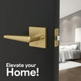 thumbnail image 2 of Mega Handles | Schein Privacy Lever | Satin Brass, 2 of 3