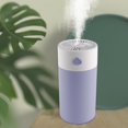 thumbnail image 1 of Humidificador de nieb fría de 400 ml, difusor de aire, humidificador de aceite aromático, luz para habitación de bebé, coche de oficina en Púrpura perfecl Mini humidificador de aire, 1 of 8