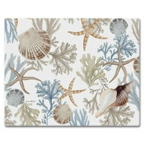 CounterArt "Beyond The Shore" 3mm Tempered Glass Cutting Board