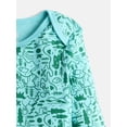 thumbnail image 2 of Wonder Nation Baby Boys Graphic Cotton Bodysuit with Long Sleeves, Sizes 0M-24M, 2 of 3