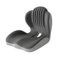 thumbnail image 2 of Cojín de asiento, almohada para coxis, cojín versátil de espuma viscoelástica para silla, almohada de apoyo para la espalda, para sillas de ruedas, Negro, 2 of 8