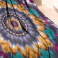 thumbnail image 3 of Colorful Rainbow Tie Dye Spiral Pattern Blanket,Comfortable Soft Lamb Wool Throw Blanket,All Season,Warm Lightweight Blankets for Sofa Bed Couch Living Room Chair,30"x40", 3 of 4