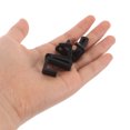 thumbnail image 3 of FONDOTIN 4Pcs Z Shaped Hooks For Hanging Coats And Wall Hanging Black Plastic, 3 of 8