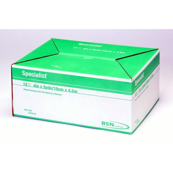 Specialist Plaster Bandage 2 Inch X 9 Foot Plaster White, 7362 - Pack Of 12