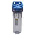 thumbnail image 1 of Pentek 10” 3G Slim Line Filter Housing Blue/Clear IB w/ PR, 1 of 4