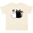 thumbnail image 3 of Inktastic Valentines Day Cat Couple Girls Toddler T-Shirt, 3 of 5