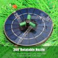 thumbnail image 2 of 3.5W Solar Fountain Pump With 360Rotatable Nozzle Solar-power Fountain With Battery Free Standing Water Pump Auto-Shut off Circle Fountain for Bird Ba_Perfect Gift, 2 of 5