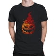 thumbnail image 2 of Fiery Pumpkin Inferno Men's T-shirt, 2 of 3