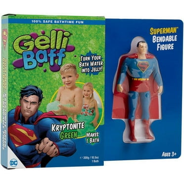 SUPERMAN KRYPTONITE GREEN GELLI BAFF WITH BENDABLE