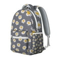 thumbnail image 2 of "Fashionable Sunflower Floral Backpack for Women - Large Capacity Waterproof College Backpack with Laptop Pocket, Cute Wildflowers Design School Bag for Teen Girls, Comfortable Shoulder Straps", 2 of 6