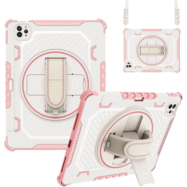 Funda para Xiaomi Pad 5 / MiPad 5 Pro de 11 Pulgadas 2021, Cubierta Protectora Resistente con Correa de Mano Giratoria 360° y Correa de Hombro para Niños, Niños y Niñas para Xiaomi Pad 5 Pro 5G 2021