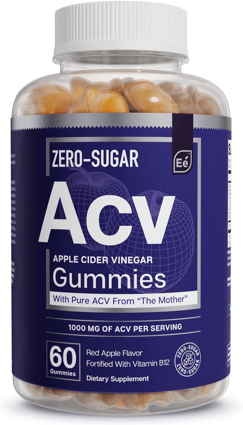 Essential Elements ZeroSugar ACV Apple Cider Vinegar Gummies from “The