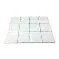 thumbnail image 2 of YANI -Set Of 12 Glossy White Ceramic Coaster Tiles For Arts&Crafts 4X4 Backsplash Wall, 2 of 4