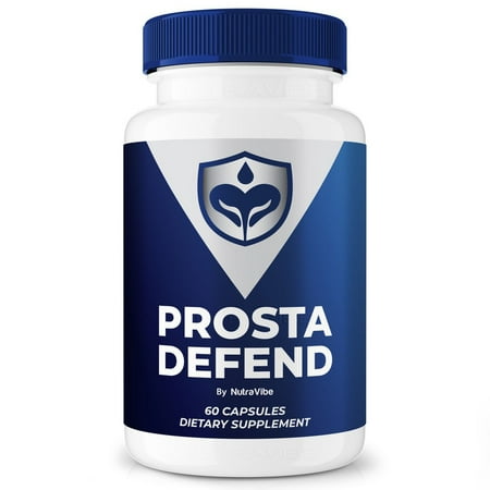Prosta Defend Capsules - Official Prosta Defend Pills For Prostate Heath, All Natural Formula To Support Control, Energy & Overall Well-Being, Review (60 Capsules)