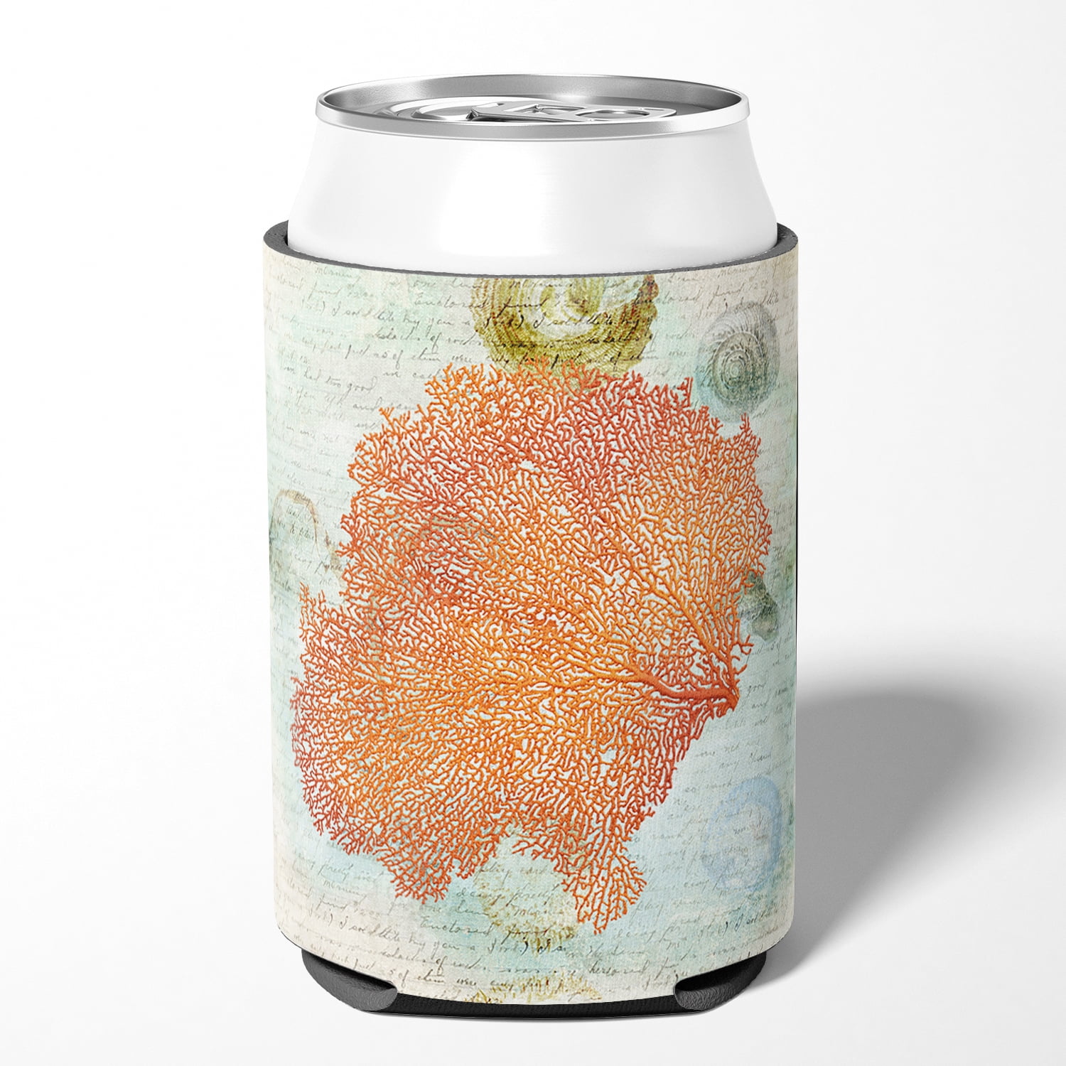 Carolines Treasures SB3023CC Beach Sea Fan Coral Can or Bottle Hugger Can Hugger multicolor