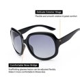 thumbnail image 2 of Mistaha Oversized Eyewear for Women with Strong Light Protection Classic Vintage Large Frame Ladies Shades, 2 of 8