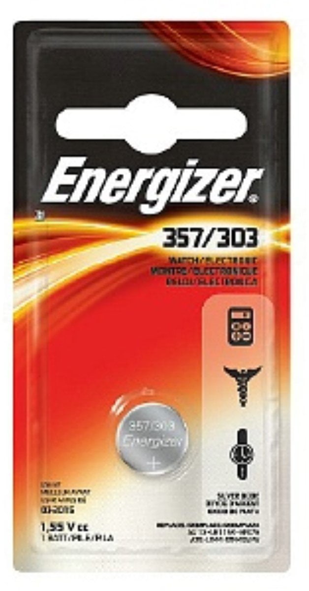 Energizer Watch Battery 1.55 Volt 357/303 1 Each (Pack of 11)