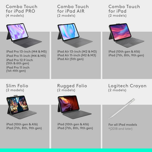 Logitech Combo Touch iPad Pro 11-inch (M4 & M5)(2024 & 2025