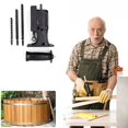 thumbnail image 4 of Reciprocating Saw Adapter Electric Drill Modified Tool with 3 Types Saw Blades Portable Cordless Reciprocating Saw Adapter Set and Ergonomic Handle for Wood PVC Pipe Cutting, 4 of 10