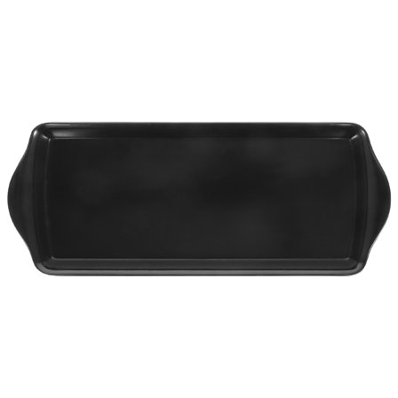 Phenofice Serving Plate With Handles Black 1Pack 14.15X5.89X0.86in
