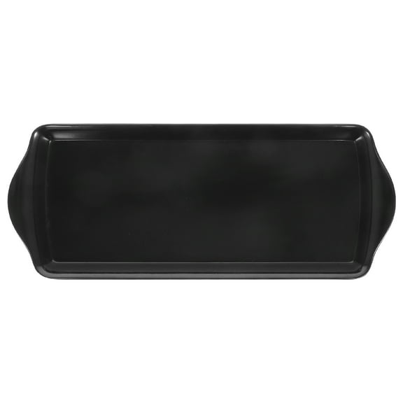 Phenofice Serving Plate With Handles Black 1Pack 14.15X5.89X0.86in