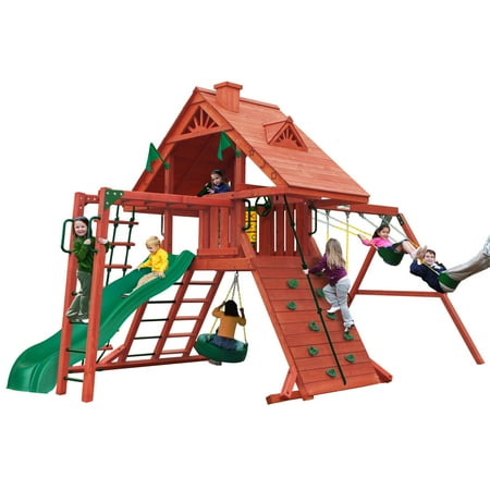 Gorilla Playsets Sun Palace II Cedar Swing Set
