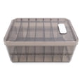 thumbnail image 1 of Wardrobe Clothes Organizer Clothing Compartment Storage Box Foldable Clothing Storage Box Large Size with Lid 7 Grids, 1 of 14