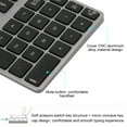 thumbnail image 3 of Teclado Numérico ANGGREK Teclado Numérico Inalámbrico Recargable de Metal 35 Teclas, 3 of 8