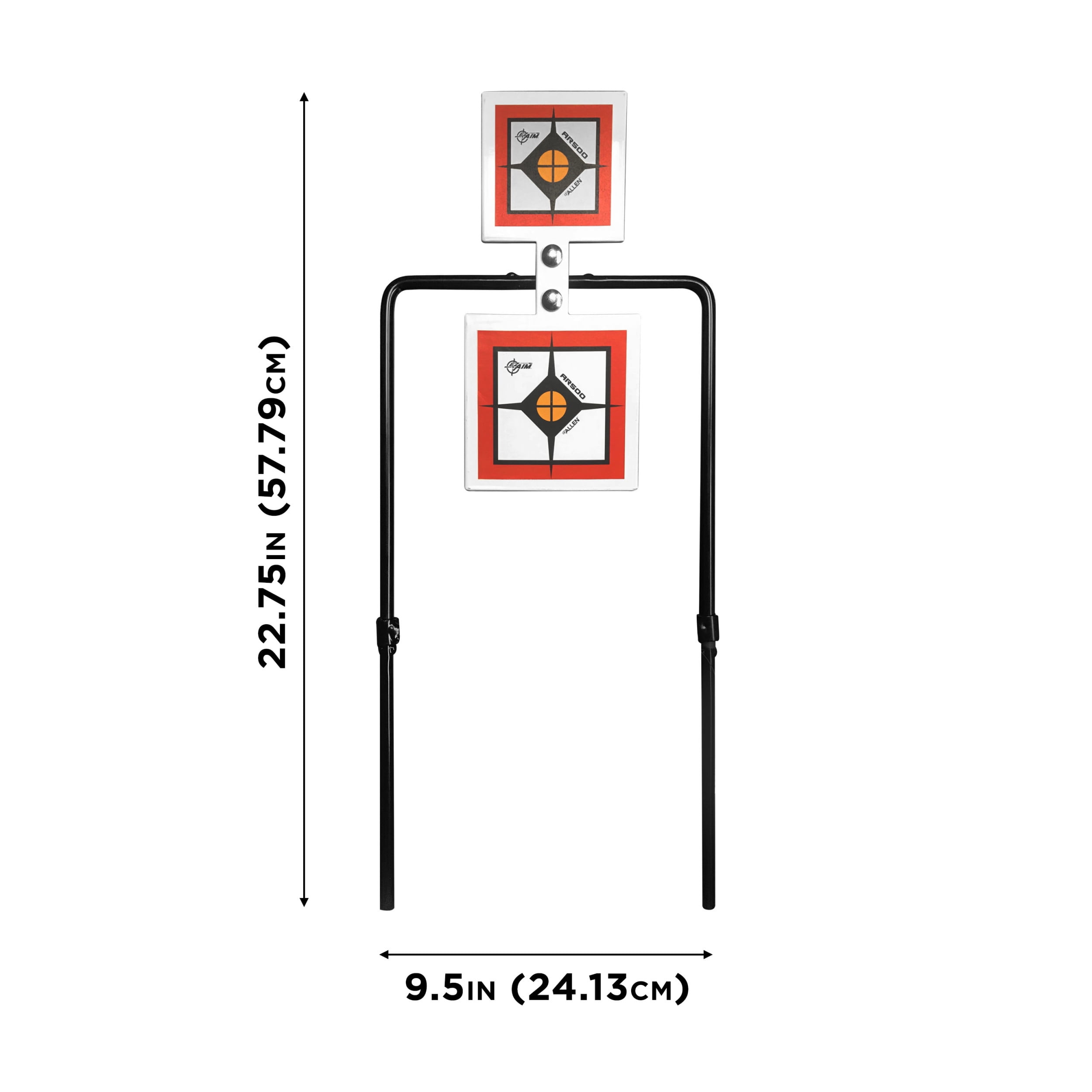 Ez Aim Hardrock Ar500 Spinner Targets With Stand, 9.5"W X 22.75"H, 5.2 Lbs., Multi-Color