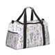 thumbnail image 2 of Disketp Lavender Flowers Bolsa de Viaje Tipo Duffle, Bolso de Mano para Fin de Semana para Mujer, Bolsa de Gimnasio Ligera para Hombre, Esencial para Viajes, 2 of 7
