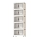 thumbnail image 4 of Gabinete de almacenamiento plegable Cajas de almacenamiento plegables Ligero Moderno con ruedas Contenedores de almacenamiento para sala de estar Casa 5 capas 45 cm, 4 of 10