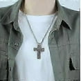 thumbnail image 2 of Squids Necklace Game,necklace with secret compartment,Cross Pendant Necklace, 2 of 4