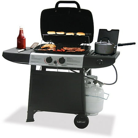 Uniflame 40,000 BTU 2-Burner Gas Grill w/ Side Burner