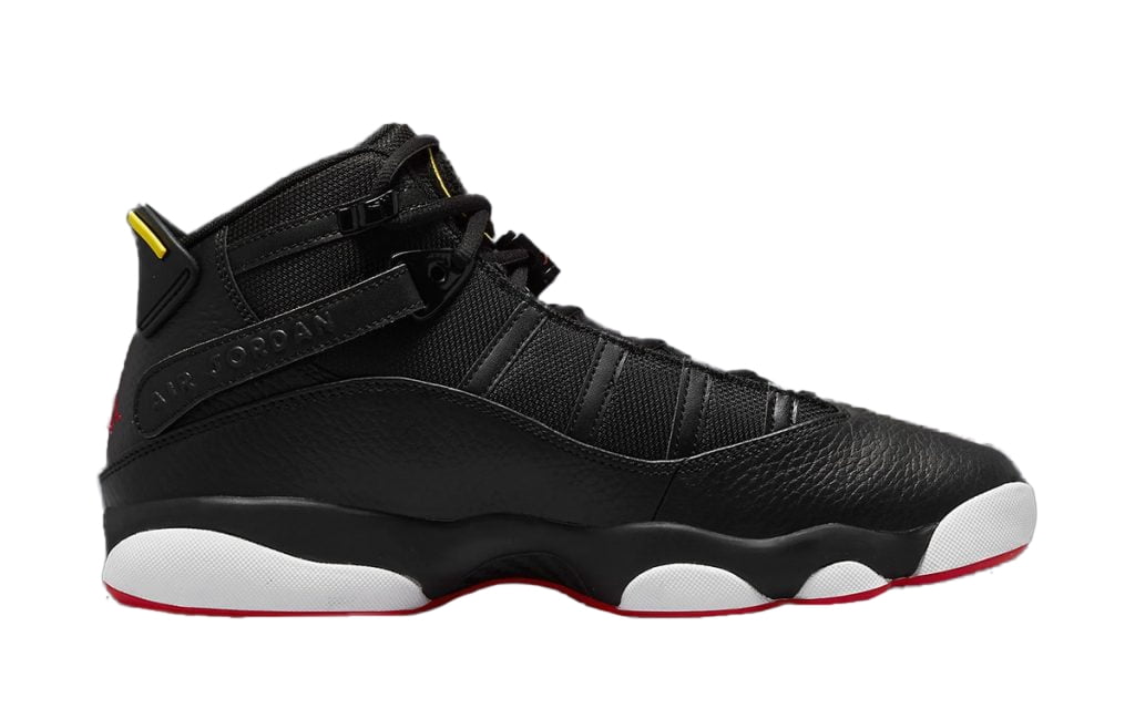 Jordan Brandclub Men s Jordan 6 Rings Playoffs Black University Red White 322992 063 8