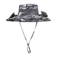 thumbnail image 2 of Sombrero de enfriamiento jinwen ventilador ajustable transpirables de ala ancha para el sol tinta verde gris claro, 2 of 8