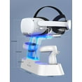 thumbnail image 3 of NexiGo Enhanced Charging Dock with LED Light [On/Off] for Oculus Quest 2, [Support Elite Strap with Battery], Headset Display Hol, 3 of 9