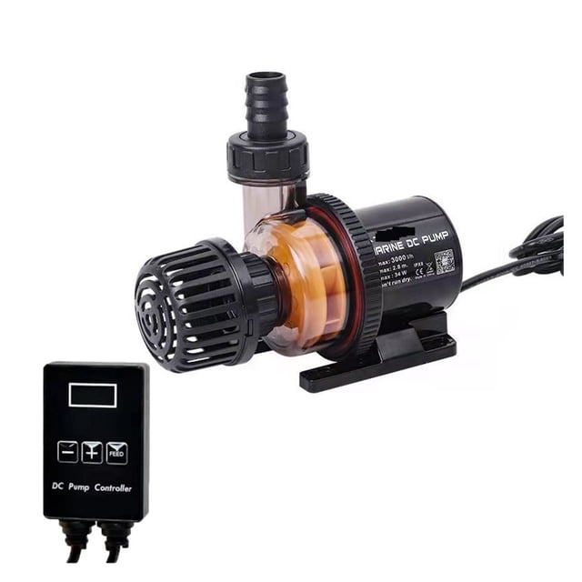 Aquarium Submersible DC Ultra-quiet Water Fountain Pump with Controller Powerful Return Pump Fish Tank Pond Circulation Filter ,Amazing Filtration Performance