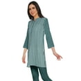 thumbnail image 2 of Moomaya Printed Side Slit Short Kurta Tunic For Women Summer Wear Ladies Kurti, 2 of 5
