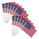 thumbnail image 1 of 12pcs USA Flag American Hand Waving Flags 14*21cm, 1 of 3